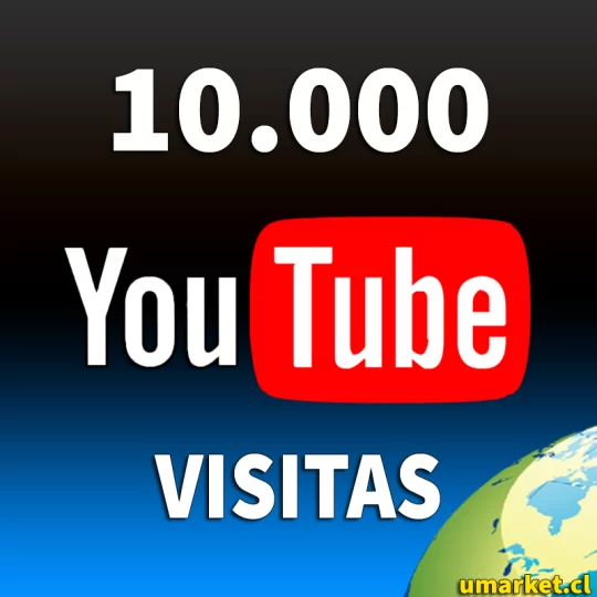 comprar 10.000 visitas youtube chile reales baratos