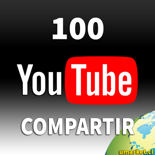 comprar 100 compartir youtube chile reales baratos