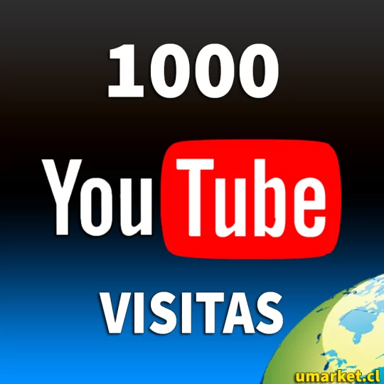 comprar 1000 visitas youtube chile reales baratos