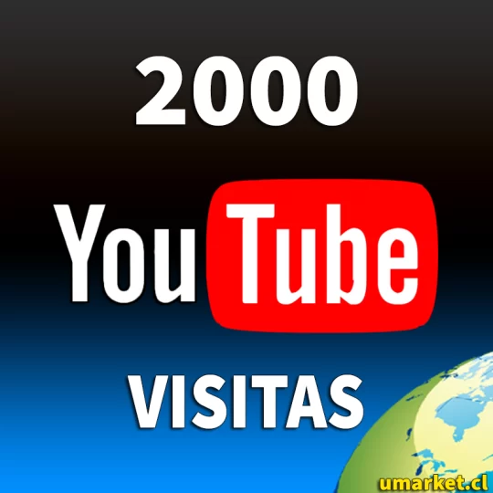 comprar 2000 visitas youtube chile reales baratos