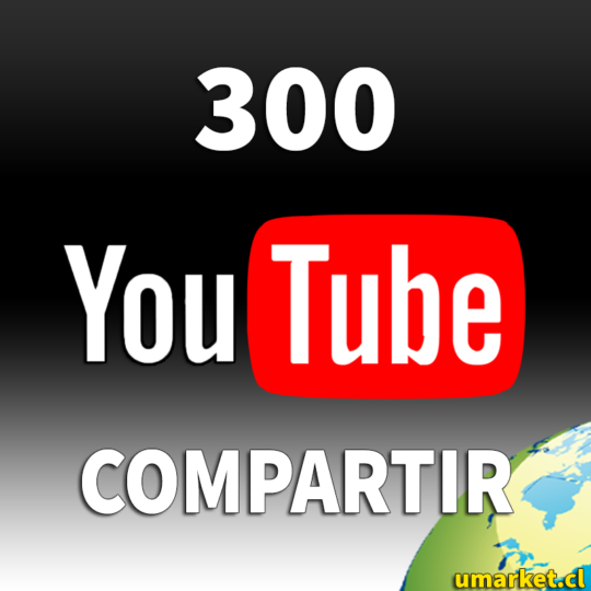 comprar 300 compartir youtube chile reales baratos