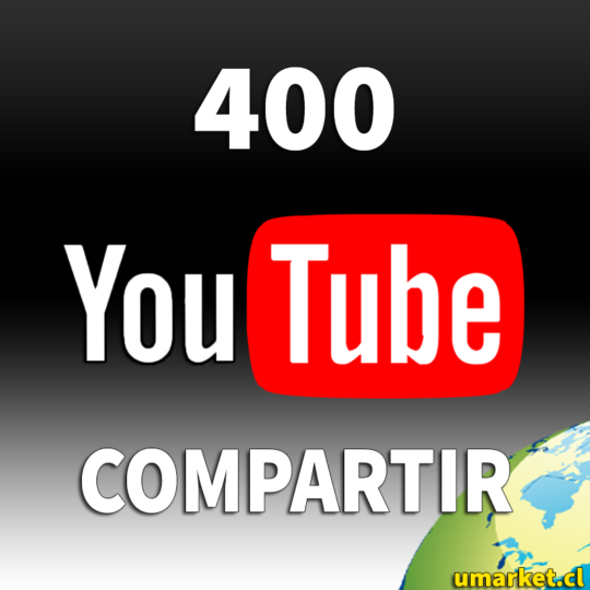 comprar 400 compartir youtube chile reales baratos