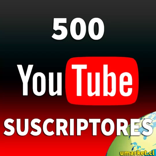 comprar 500 suscriptores youtube chile reales baratos