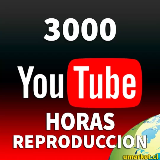 3000 horas de reproduccion para canal de youtube monetizacion